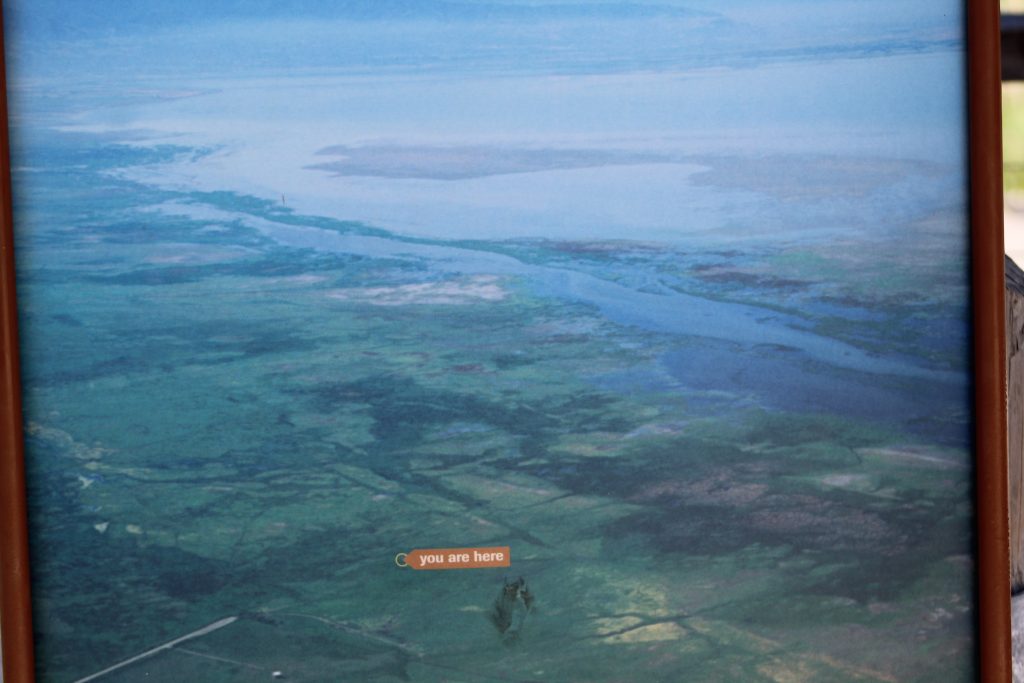 Aerial info at Great Salt Lake Shorelands Preserve