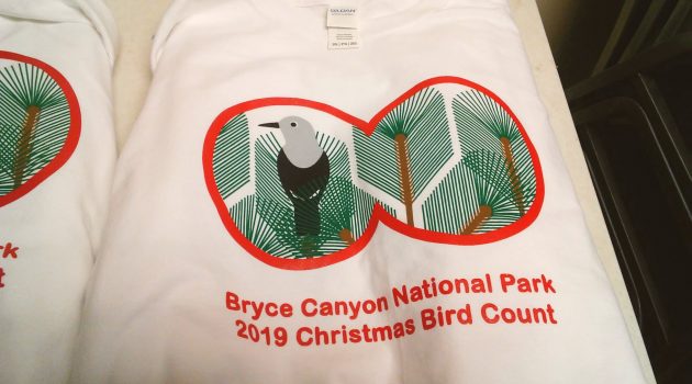 2019 Bryce Canyon Christmas Bird Count T-shirt
